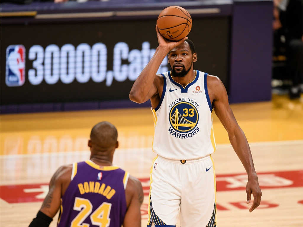 KD跻身三万分俱乐部第八位 目标直指乔丹超越科比! KD跻身三万分俱乐部第八位 目标直指乔丹超越科比!